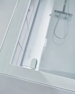 Cooke & Lewis Porte de douche pivotante Onega sérigraphié 70 cm* Porte De Douche