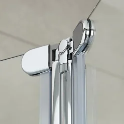 Cooke & Lewis Porte de douche pliante Onega transparent 80 cm
