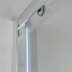 Kiamami Valentina Porte de douche pour niche 130 cm verre clair réversible - new giada* Porte De Douche