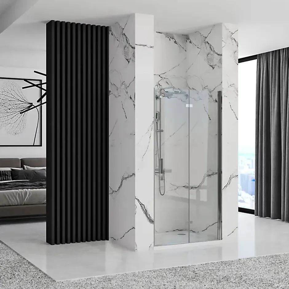 Rea Porte De Douche Molier 80 Chrome + Profilé