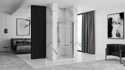 Rea Porte De Douche Molier 80 Chrome + Profilé