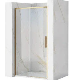 Rea Porte De Douche Rapid Slide 110 Brush Gold* Porte De Douche