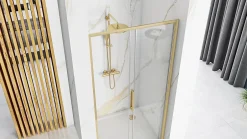 Rea Porte De Douche Rapid Slide 110 Brush Gold* Porte De Douche