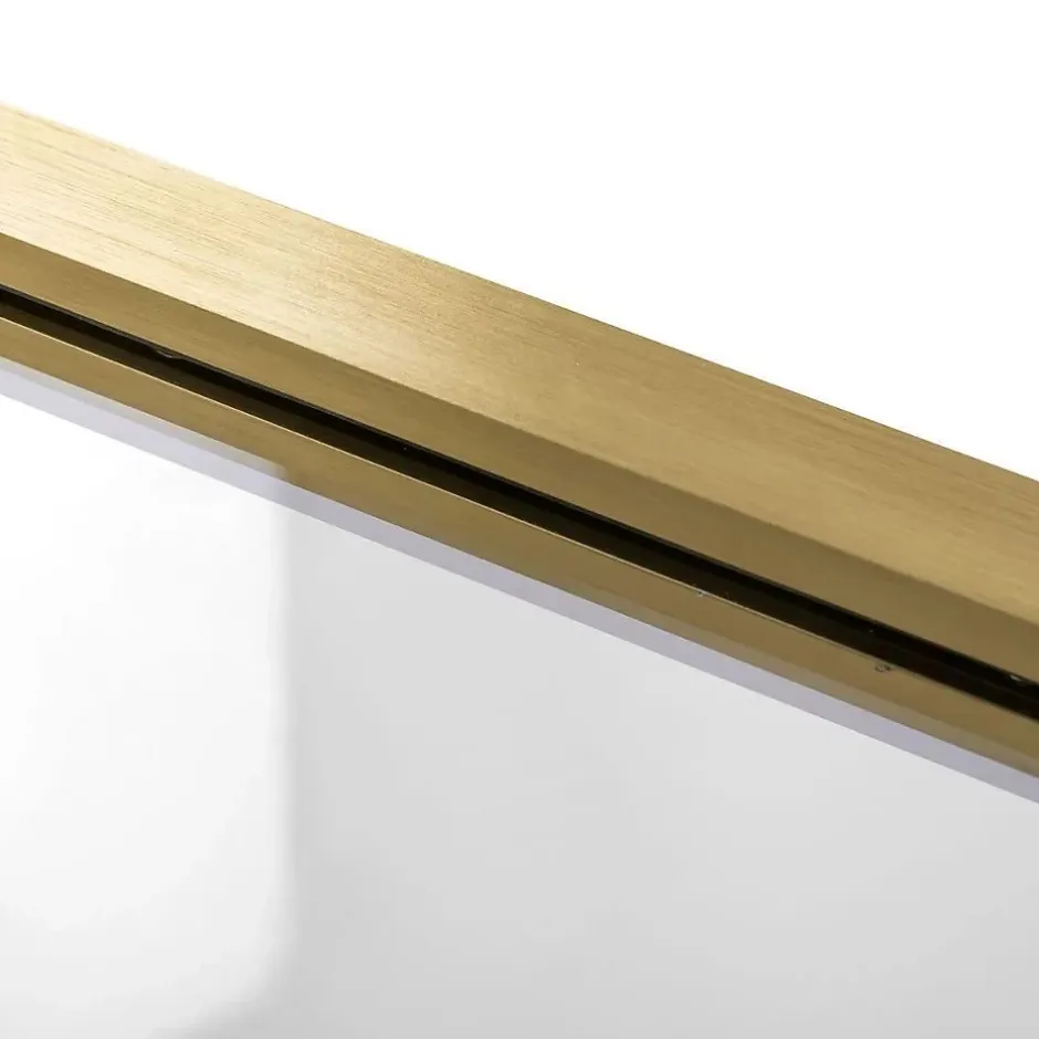 Rea Porte De Douche Rapid Slide 110 Brush Gold* Porte De Douche
