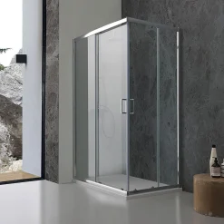 Kiamami Valentina Porte De Douche Rectangulaire 70X90 Cm Avec Verre Clair Et Profilés En Aluminium - Giada* Porte De Douche