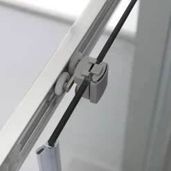 Kiamami Valentina Porte De Douche Rectangulaire 70X90 Cm Avec Verre Clair Et Profilés En Aluminium - Giada* Porte De Douche