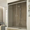 Porte Douche 160 cm 185 transparent modèle Replay 2 Portillons* Porte De Douche