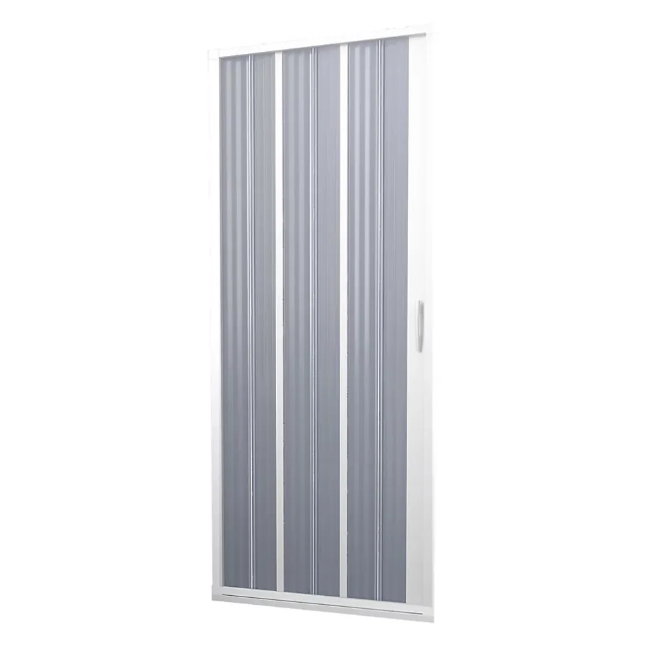 Forte Porte Paroi de douche en PVC 120CM H185 pliante avec ouverture latérale couleur Blanche mod. Flex