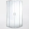 Cooke & Lewis Portes de douche angle circulaire Onega transparent 90 x 90 cm* Porte De Douche