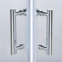Cooke & Lewis Portes de douche angle droit Onega transparent 70 x 70 cm