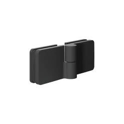 Schulte Portes de douche battantes en niche 90 x 200 cm, verre anticalcaire, profilé noir mat, Impériale Trend 2.0* Porte De Douche