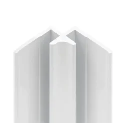 Schulte Profilé d'angle intérieur pour panneaux muraux DécoDesign, blanc