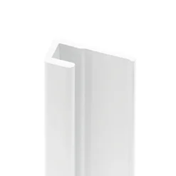 Schulte Profilé de finition H.255 x 1,7 cm, aluminium, blanc brillant, Deco Design* Panneau Mural De Salle De Bains