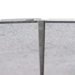Schulte Profilé de jonction invisible H.255 x 3,3 cm, aluminium, argent, Deco Design vendu par 2* Panneau Mural De Salle De Bains