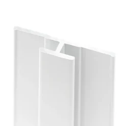 Schulte Profilé de jonction pour panneaux muraux DécoDesign, blanc* Panneau Mural De Salle De Bains