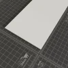 Tecnoprofils Profil Plat PVC 100 mm - Longueur 2.60 m - Lot de 5* Panneau Mural De Salle De Bains
