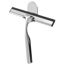 GoodHome Raclette de douche + support chromé Cavally* Accessoire De Douche|Accessoire De Douche