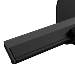 GoodHome Raclette de douche + support noir Cavally