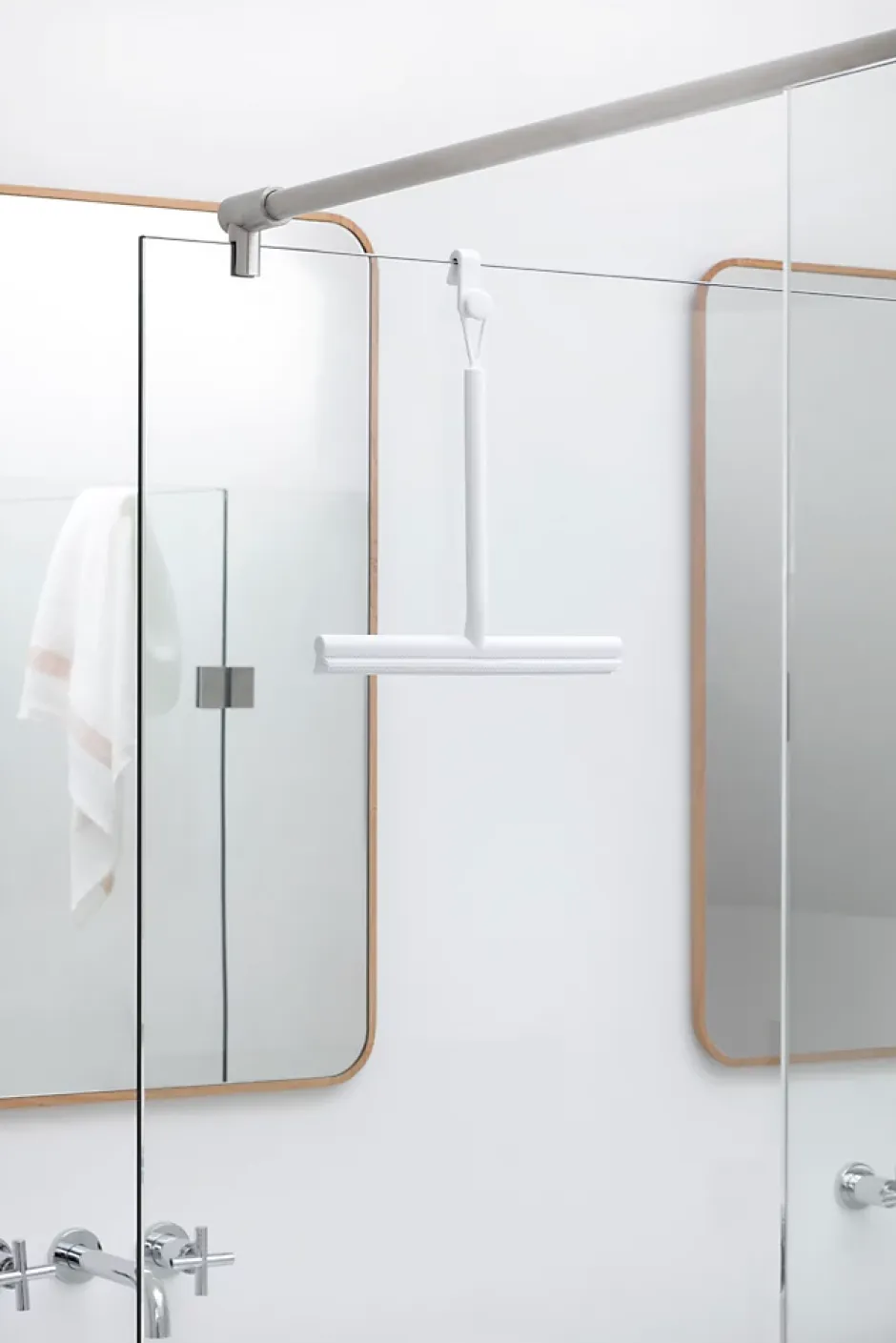 Brabantia Raclette de douche blanc Renew