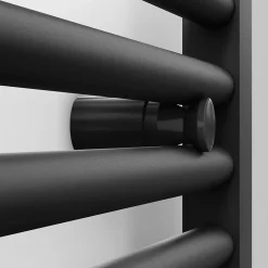 Sirhona Radiateur à eau chaude Salle de bain Sèche-serviettes 1800x500x30mm - Vertical -Gris