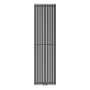 Luxebath Radiateur à Panneaux Design Stella, 1800 x 480 mm, Anthracite, avec Connexion Central, Plat, Vertical, Monocouche* Sèche-Serviettes Mixte