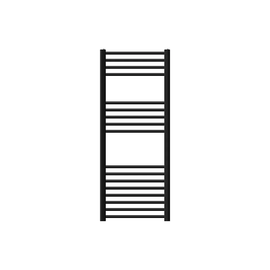 Luxebath Radiateur de salle de bain Sahara 500x1200 mm noir mat droit* Sèche-Serviettes Mixte