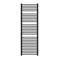 Luxebath Radiateur de Salle de Bain Design Sahara, 600 x 1800 mm, Noir Mat, Forme Droite