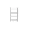 Luxebath Radiateur de Salle de Bain Design Sahara, 500 x 800 mm, Blanc, Forme Droit* Sèche-Serviettes Mixte