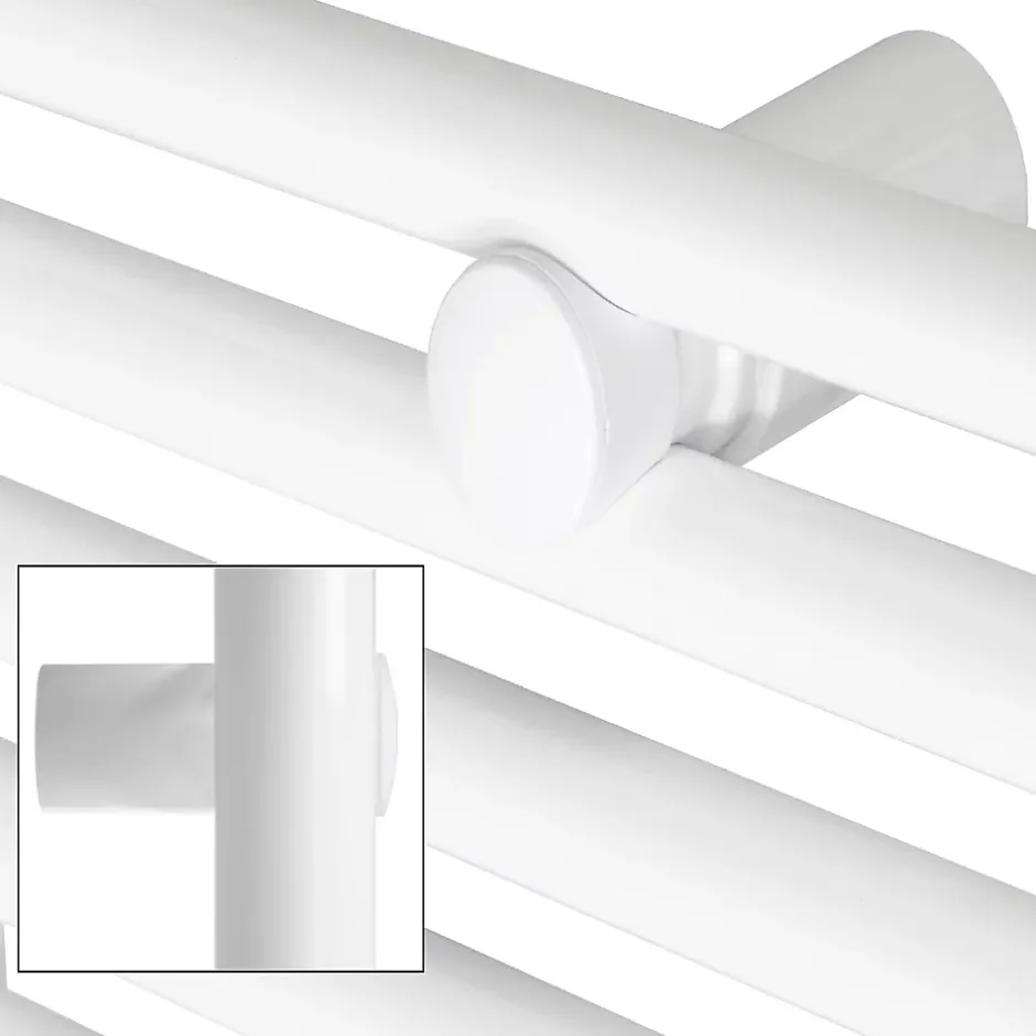 Luxebath Radiateur de Salle de Bain Design Sahara, 600 x 1800 mm, Blanc, Forme Droite* Sèche-Serviettes Mixte