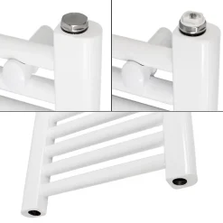 Luxebath Radiateur de Salle de Bain Design Sahara, 300 x 1800 mm, Blanc, Forme Droite