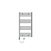 Luxebath Radiateur Electrique Sahara 500x800 mm, Chrome, Sèche-Serviettes en Panneau, Raccordement Latéral Courbé, Barre Chauffante