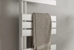 Bernstein Radiateur et sèche-serviettes design D16W, raccord gauche ou droite - blanc - 160x50cm, kit connexion blanc