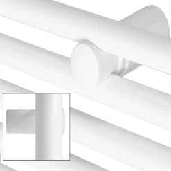 Luxebath Radiateur salle de bain 500x1800 mm blanc recordement central sèche-serviettes