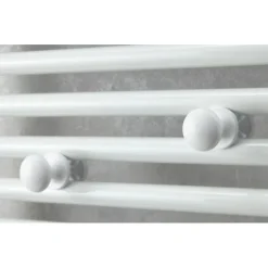 Atlantic Radiateur sèche-serviettes - Doris digital ventilo - 1500 W - Programmable - Blanc brillant