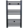 Stano Radiateur sèche-serviettes eau chaude CODA 80 x 50 cm noir mat