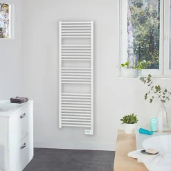 Atlantic Radiateur sèche-serviettes digital détection Lunis 500W blanc - - 850576* Sèche-Serviettes Électrique