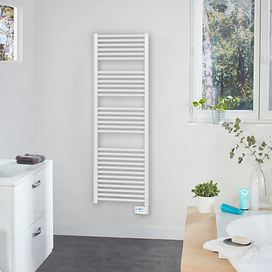 Atlantic Radiateur sèche-serviettes digital détection Lunis 500W blanc - - 850576* Sèche-Serviettes Électrique