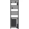 Atlantic Radiateur sèche-serviettes connecté Doris avec soufflerie étroit 1500W Anthracite - - 851288* Sèche-Serviettes Électrique|Sèche-Serviettes Soufflant