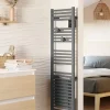 Thermor Radiateur sèche-serviettes électrique Riva 5 - Avec soufflerie - 500W+1000W - Dimensions: 1098 x 500 x 134 mm