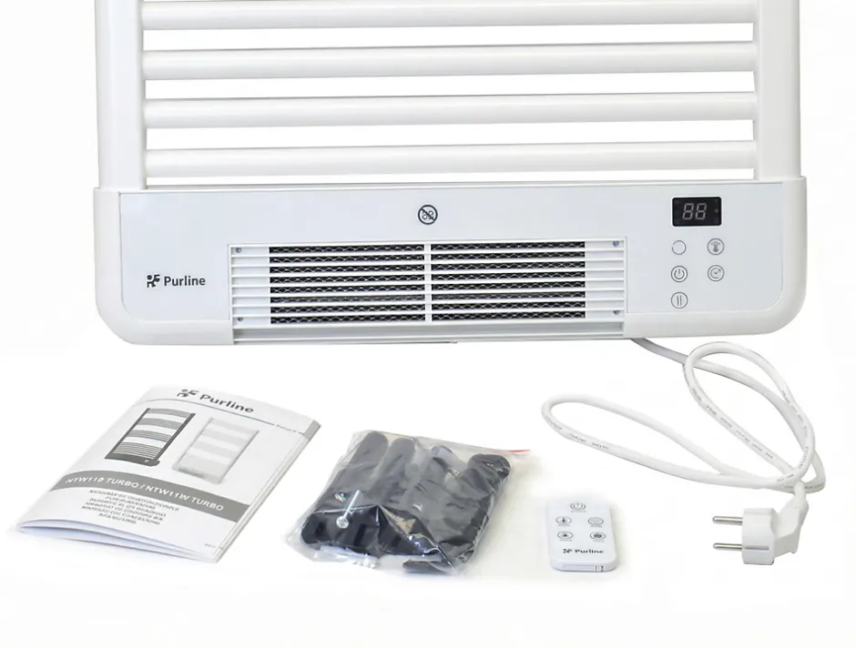 Purline Radiateur sèche-serviettes avec chauffage intégré et contrôle WiFi