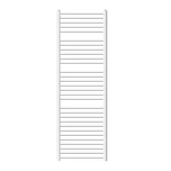 Luxebath Radiateur Sèche-Serviettes Sahara - 600 x 1800 mm - Blanc - Connexion Latéral - sans Kit de Raccordement - Forme Courbé