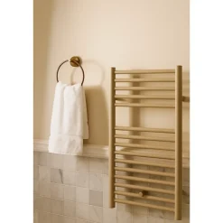 Stano Radiateur sèche-serviettes eau chaude CODA 80 x 50 cm beige mat* Sèche-Serviettes Eau Chaude
