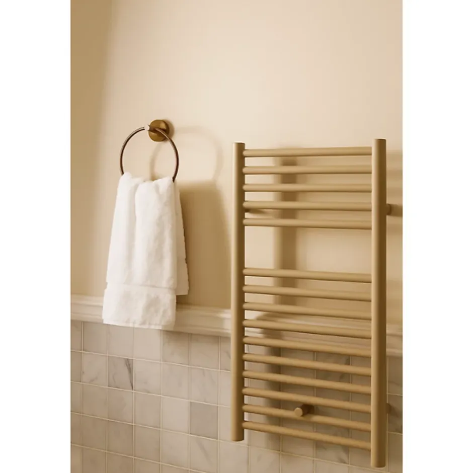 Stano Radiateur sèche-serviettes eau chaude CODA 80 x 50 cm beige mat* Sèche-Serviettes Eau Chaude