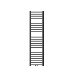 Luxebath Radiateur Sèche-Serviettes Sahara - 300 x 1400 mm - Anthracite - Droit avec Raccordement Central