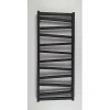 Stano Radiateur sèche-serviettes eau chaude design CYRKA 119 x 50 cm noir mat