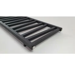 Stano Radiateur sèche-serviettes eau chaude design CYRKA 119 x 50 cm noir mat