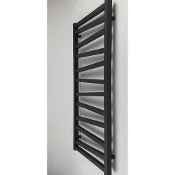 Stano Radiateur sèche-serviettes eau chaude design CYRKA 97 x 50 cm noir mat* Sèche-Serviettes Eau Chaude