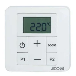 Acova Radiateurs sèche-serviette CALA + AIR CHAUFFAGE CENTRAL mixte par soufflerie - LN-IFS - Chauffage central, mixte par soufflerie -