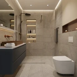 Grohe Rapid SL Pack WC bâti-support + WC suspendu sans bride avec abattant SoftClose Ceramia + plaque (GRRCE14WT01-FR)