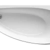 Ravak Avocado 160 x 75 cm Baignoire d'angle gain de place, orientation droite en acrylique, sans pieds, blanc (CH01000000)* Baignoire D'Angle